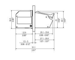 Проходная клемма PGK 4 BT BK (1288590000)