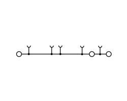 Проходная клемма ZDU 10/3AN BL (1767700000)