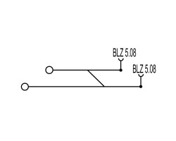 Клемма со встроенным разъемом WDK 2.5/BLZ/5.08/ZA V (1027410000)