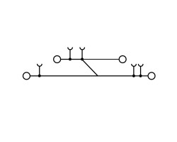 Проходная клемма ZDK 2.5V BL (1745880000)