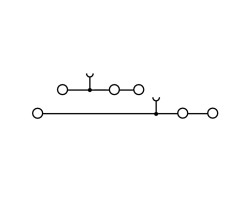 Проходная клемма ZDK 2.5/3AN BZT (1216470000)