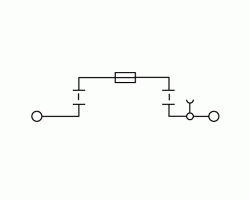 Клемма с предохранителем WTR 4/SI LD 250V (7914400000)