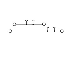 Проходная клемма WDK 2.5 ZQV GN (1067960000)