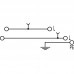 Распределительная клемма WDL 2.5/S/L/L/PE (1031100000)