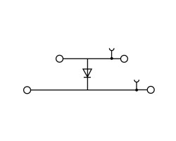 Клемма с электронными компонентами ZDK 4-2/D forward (8670520000)