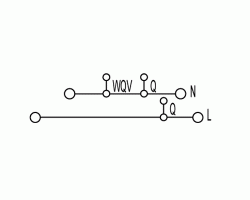 Распределительная клемма WDL 2.5/N/L (1030000000)