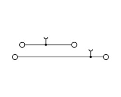 Проходная клемма WDK 2.5 OR (1021560000)