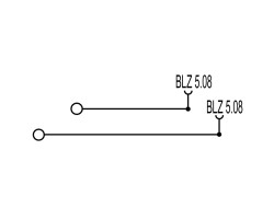 Клемма со встроенным разъемом WDK 2.5/BLZ/5.08/ZA (1034400000)