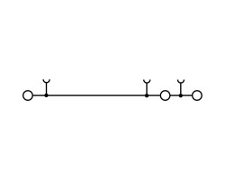 Проходная клемма ZDU 16/3AN BL (1768330000)