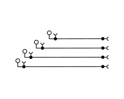 Проходная клемма ZRV 2.5/1 (1906960000)