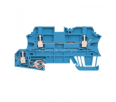 Клемма с заземлением WMF 2.5 PE BL (1270050000)