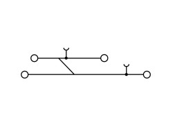 Проходная клемма WDK 2.5V GE (1022350000)