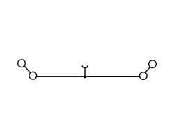 Проходная клемма WDU 1.5/ZZ BL (1031480000)