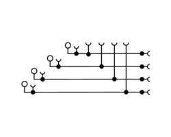 Проходная клемма ZRV 2.5/2 (1906970000)