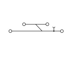 Проходная клемма WDK 4N V (1041910000)