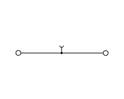 Проходная клемма WDK 10 L (1415510000)