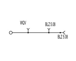 Проходная клемма WDU 1.5/BLZ 5.08 (1577340000)