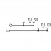 Проходная клемма WDK 2.5 F BL (1021680000)