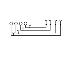 Проходная клемма ZRV 1.5 (1698160000)