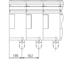 Проходная клемма ZDUB 2.5-2/4AN/RC (1712970000)