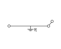 Клемма с заземлением WPE 4/ZR (1905120000)