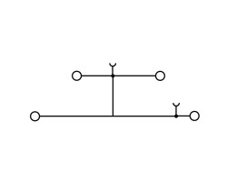 Проходная клемма WDK 10 V (1186770000)