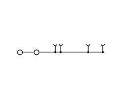 Проходная клемма ZT 2.5/4AN/2 (1815110000)