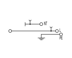 Распределительная клемма WDL 2.5/S/NT/L/PE (1030600000)