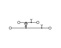 Клемма с электронными компонентами WDK 2.5 1D A.1 (1023400000)