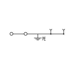 Проходная клемма ZTPE 2.5/4AN/2 (1815120000)