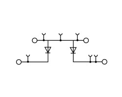 Клемма с электронными компонентами ZDK 2.5/D/4 (1690040000)