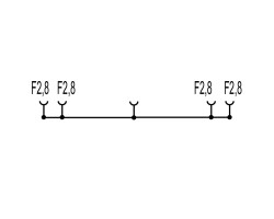 Проходная клемма WDU 2.5 FF 2X2.8 (1021900000)