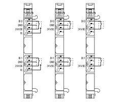 Вынесенный модуль ввода-вывода UR20-2DI-P-TS (1460140000)
