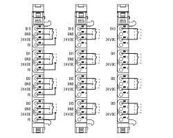 Вынесенный модуль ввода-вывода UR20-4DI-P-TS (1460150000)