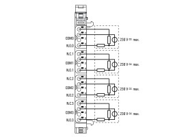 UR20-4RO-CO-255 Вынесенный модуль ввода-вывода (1315550000)