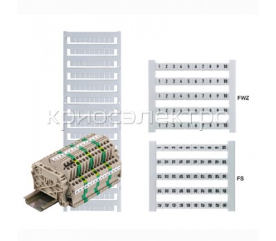 Маркировка клемм DEK 6,5 FSZ 1-10 (0407360001)