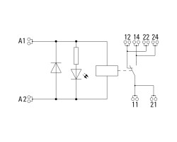 RCIKITP 24VDC 1CO LD Релейный модуль (8897110000)