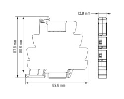 TRS 24VDC 2CO AU Релейный модуль (1123730000)