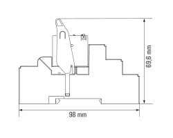 RCIKITP230VAC 1CO LD/PB Модуль релейный (8897220000)