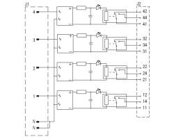 Модуль интерфейсный RSM-4 24VAC/DC 1CO S (1447540000)