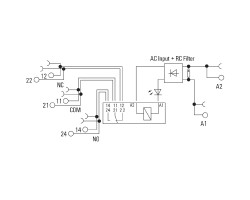 TRZ 120VAC RC 2CO Релейный модуль (1123680000)