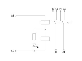 DRIKIT 230VAC 2CO LD/PB Реле безопасности (2476940000)