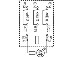 RCM370R24 Модуль релейный (8689950000)