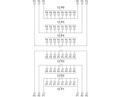 Модуль интерфейсный RS VERT 6P 12X6 S (1128120000)