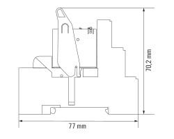 RCIKIT 24VDC 1CO LD/PB Модуль релейный (8881580000)