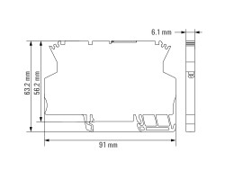 MCZ TO 24VDC/150MS Модуль релейный (8286410000)