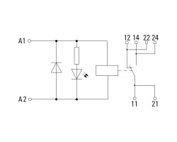 RCIKIT 24VDC 1CO LD Модуль релейный (8871000000)