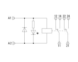 RCIKITP 24VDC 2CO LD Модуль релейный (8897150000)