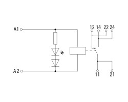 RCIKIT 24VAC 1CO LD Модуль релейный (8871010000)