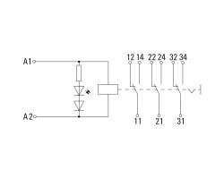 RCMKIT-I 115VAC 3CO LD Модуль релейный (8921010000)